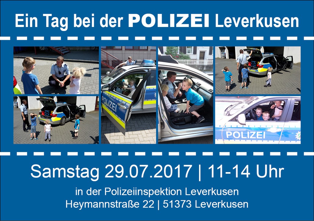 GIB ZEIT Aktion polizeitagin Leverkusen 2017